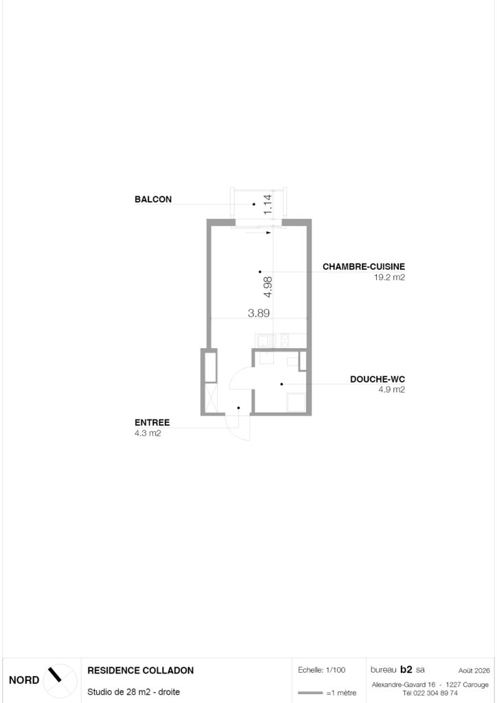Plan des studios