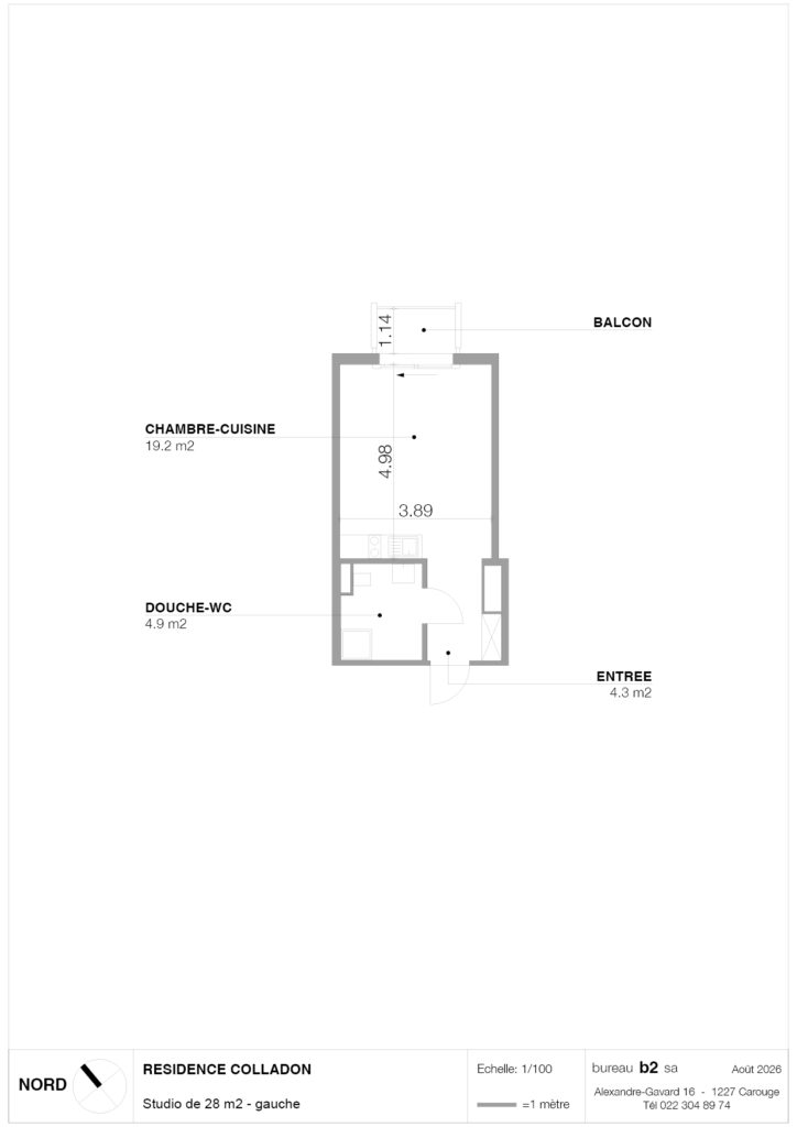 Plan des studios