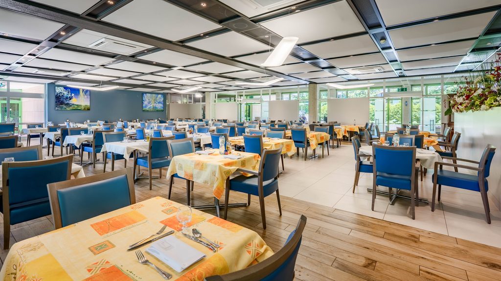 La salle à manger de la résidence Colladon
